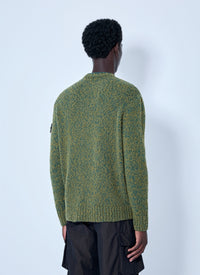 Stone Island Men Crewneck Textured Knit Sweater
