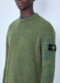 Stone Island Men Crewneck Textured Knit Sweater