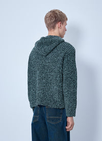 Stone Island Men Knit Zip-Up Hoodie