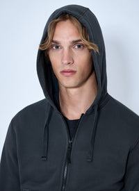 Stone Island Men Hooded Zip-Up Sweatshirt