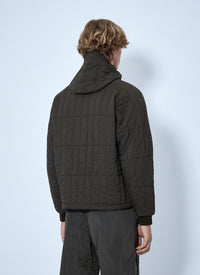 Stone Island Men Quilted Hooded Jacket
