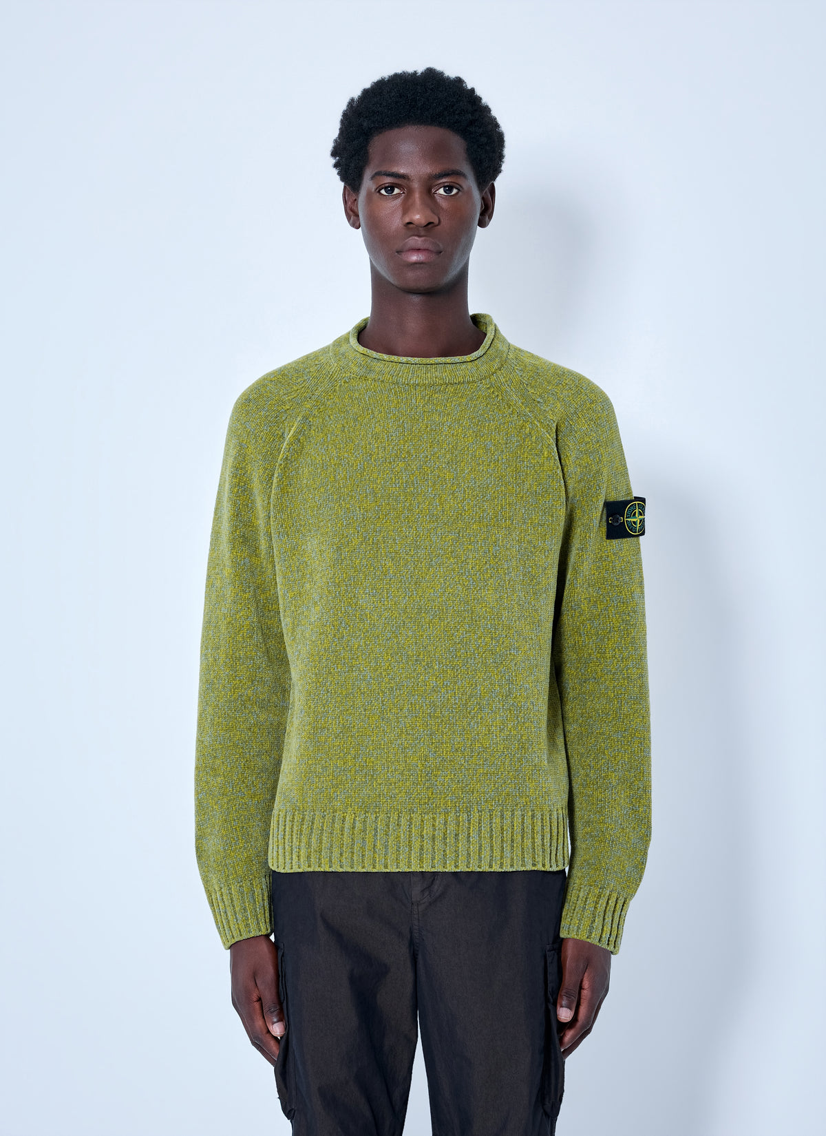 Stone Island Men Knitted Crewneck Sweater