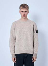 Stone Island Men Alpaca And Wool Crewneck Sweater