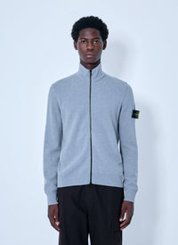 Stone Island Men Zip-Up Knit Sweater