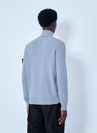 Stone Island Men Zip-Up Knit Sweater