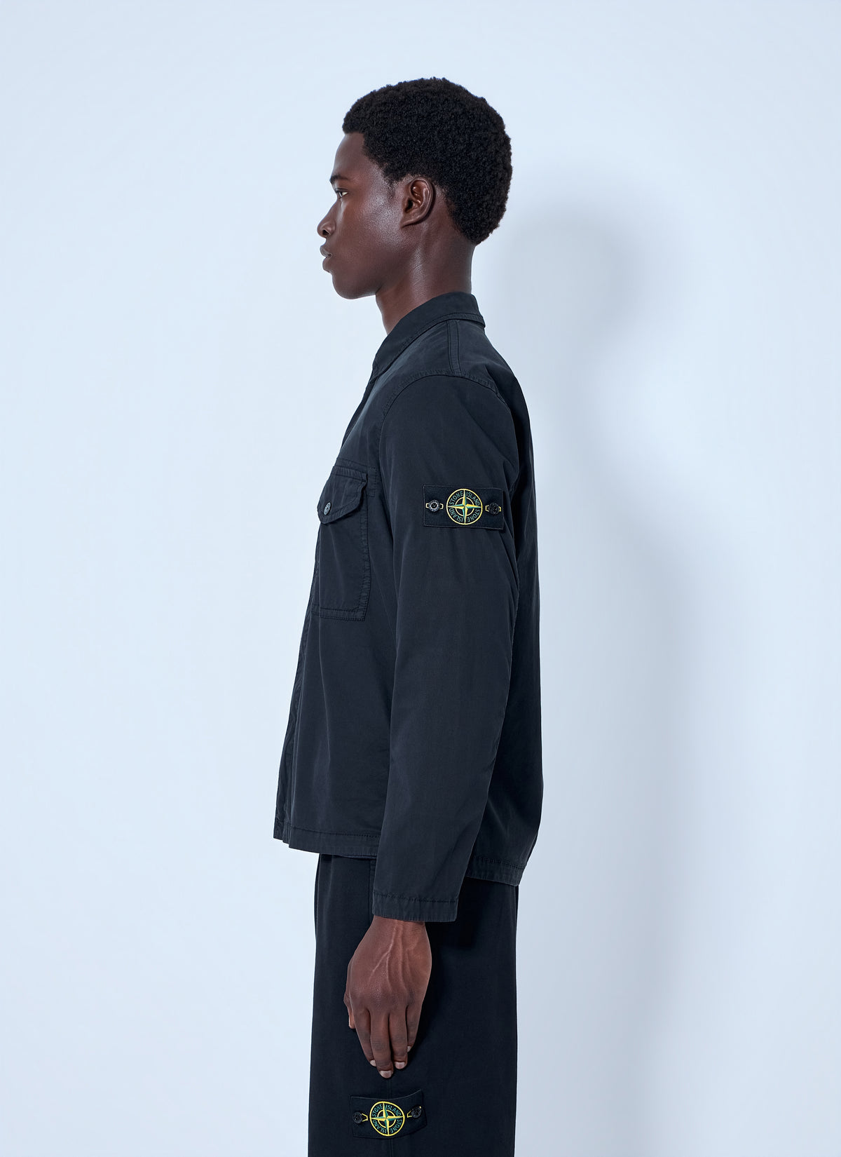 Stone Island Stone Island Men Button-Down Cotton Shirt