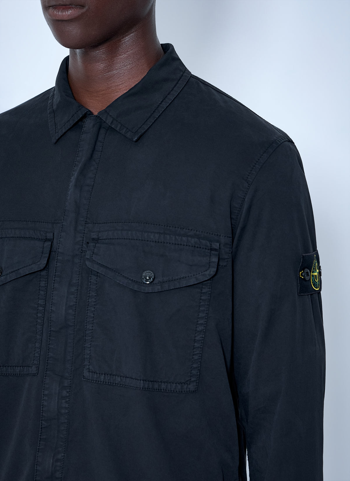 Stone Island Stone Island Men Button-Down Cotton Shirt