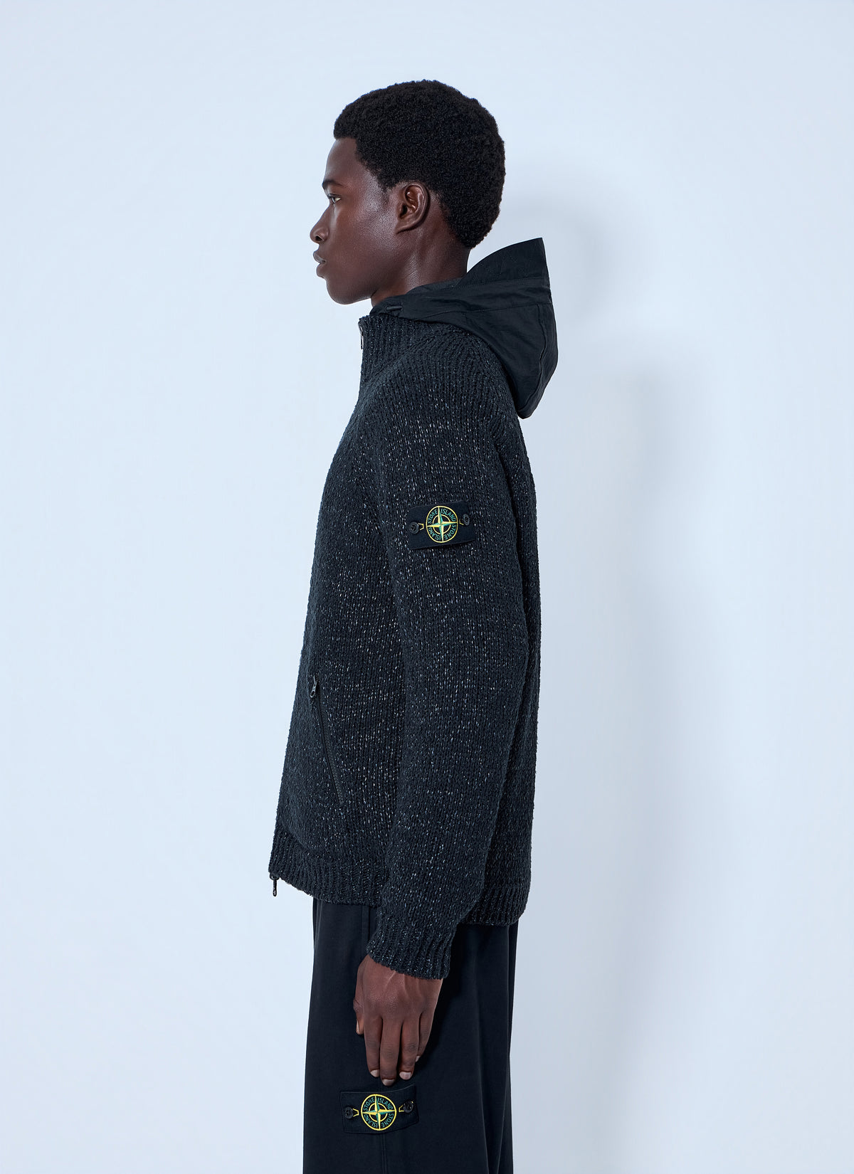 Stone Island Stone Island Men Textured Knit Jacket