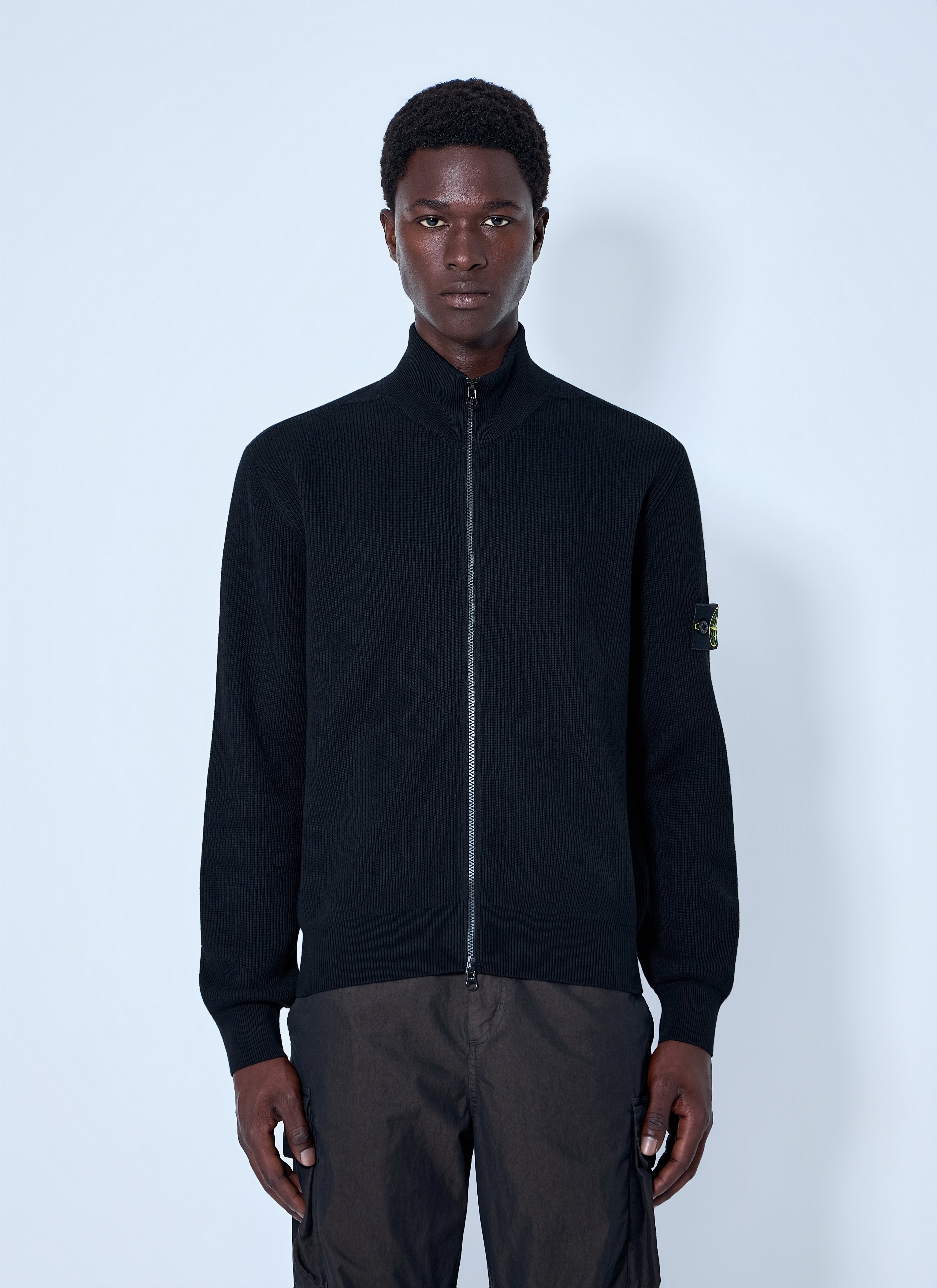 Stone Island Men Ribbed Zip-Up Jacket – Bluefly Stone Island Men Ribbed Zip-Up Jacket – Bluefly