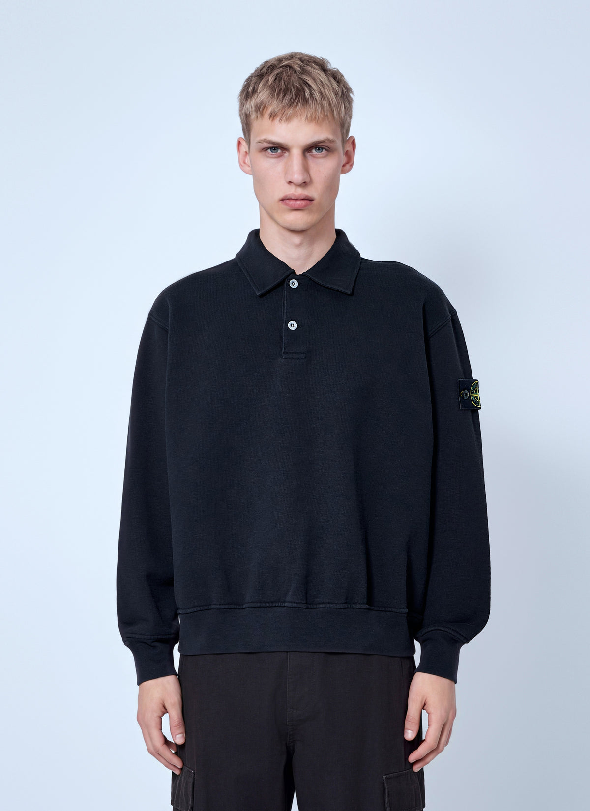 Stone Island Men Longsleeve Polo