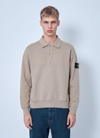 Stone Island Men Polo Collar Sweatshirt