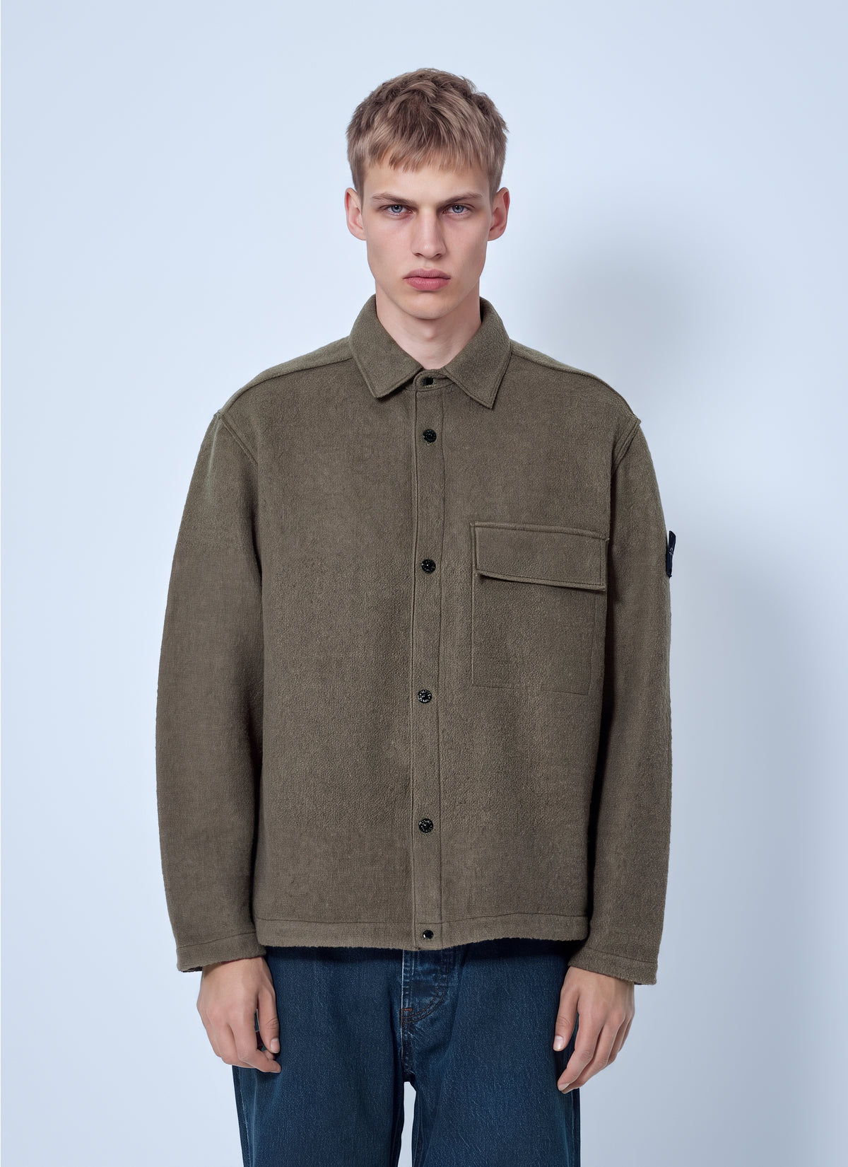 Stone Island Stone Island Men Wool Shirt Jacket