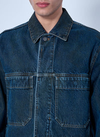 Stone Island Men Denim Jacket