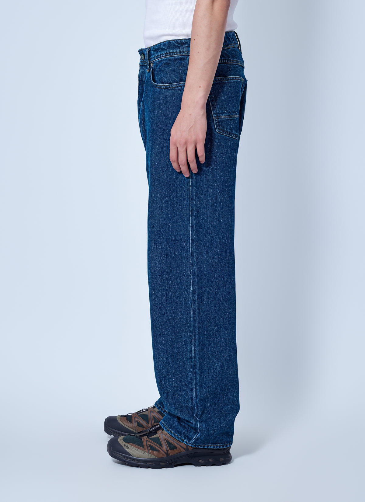 Stone Island Men Five-Pocket Straight-Leg Jeans