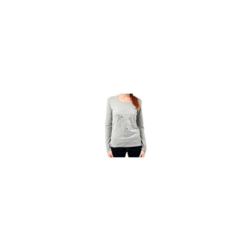 Montana Blu Gray Cotton Women Women's Top