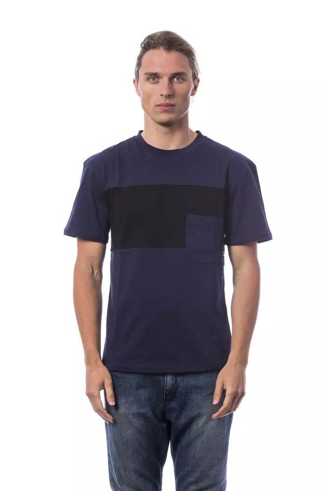 Verri Blue Cotton Men Men's T-Shirt