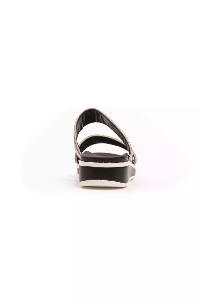 Péché Originel Silver Textile Women Women's Sandal