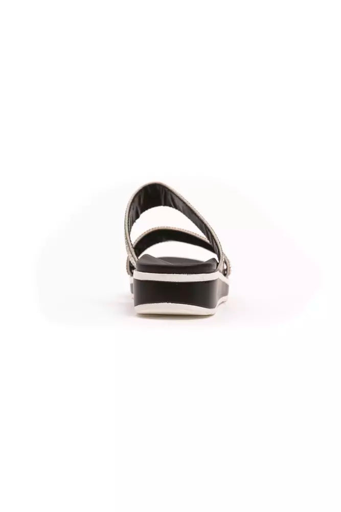 Péché Originel Silver Textile Women Women's Sandal