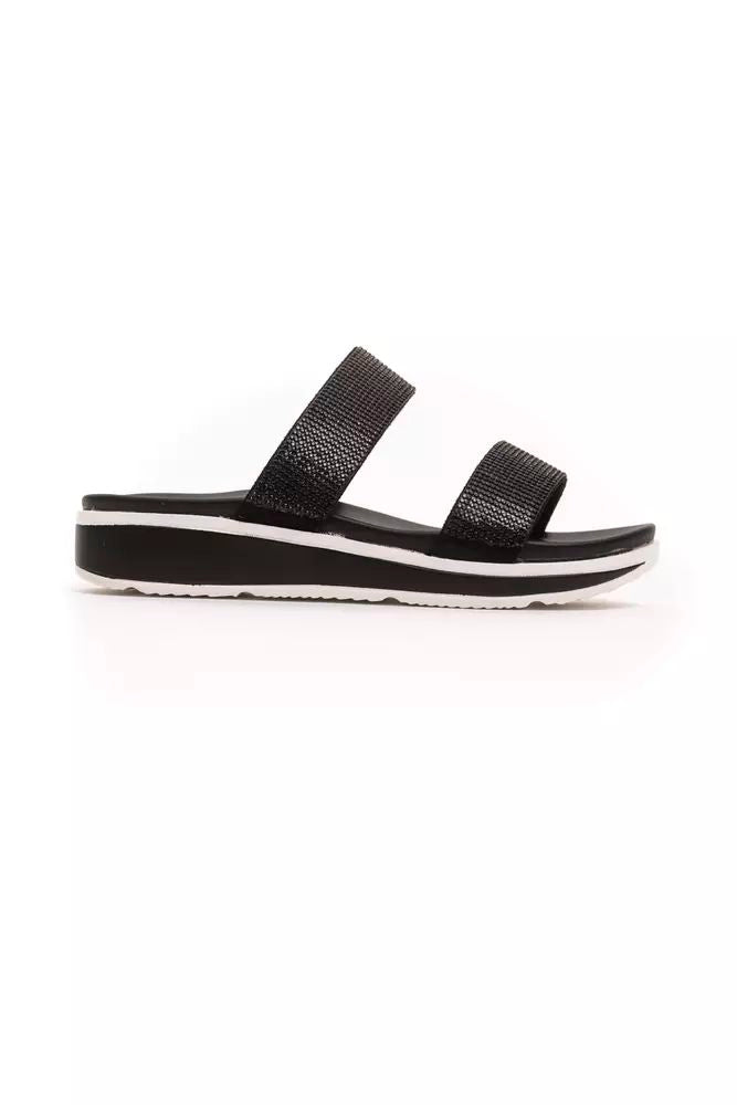Péché Originel Black Textile Women Women's Sandal