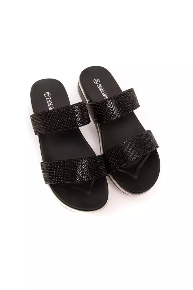 Péché Originel Black Textile Women Women's Sandal