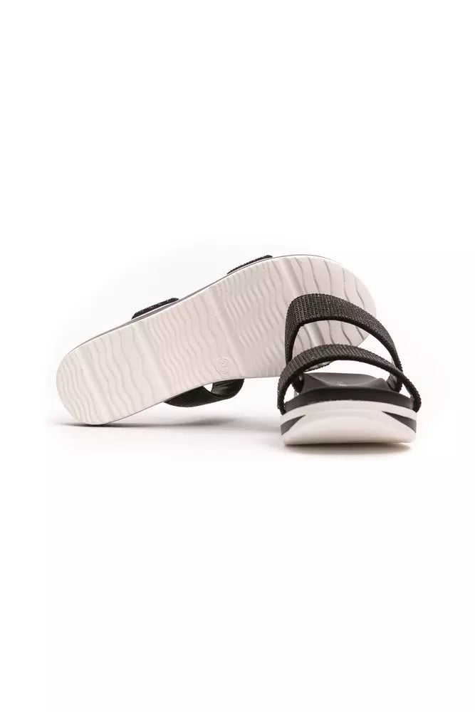 Péché Originel Black Textile Women Women's Sandal