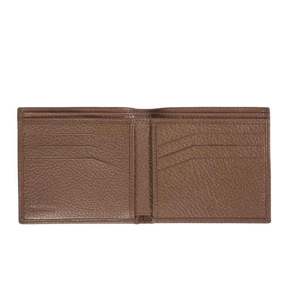 Trussardi Brown Leather Men Men's Wallet