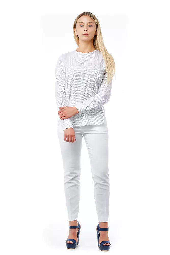 Bagutta White Cotton Women Women's Blouse