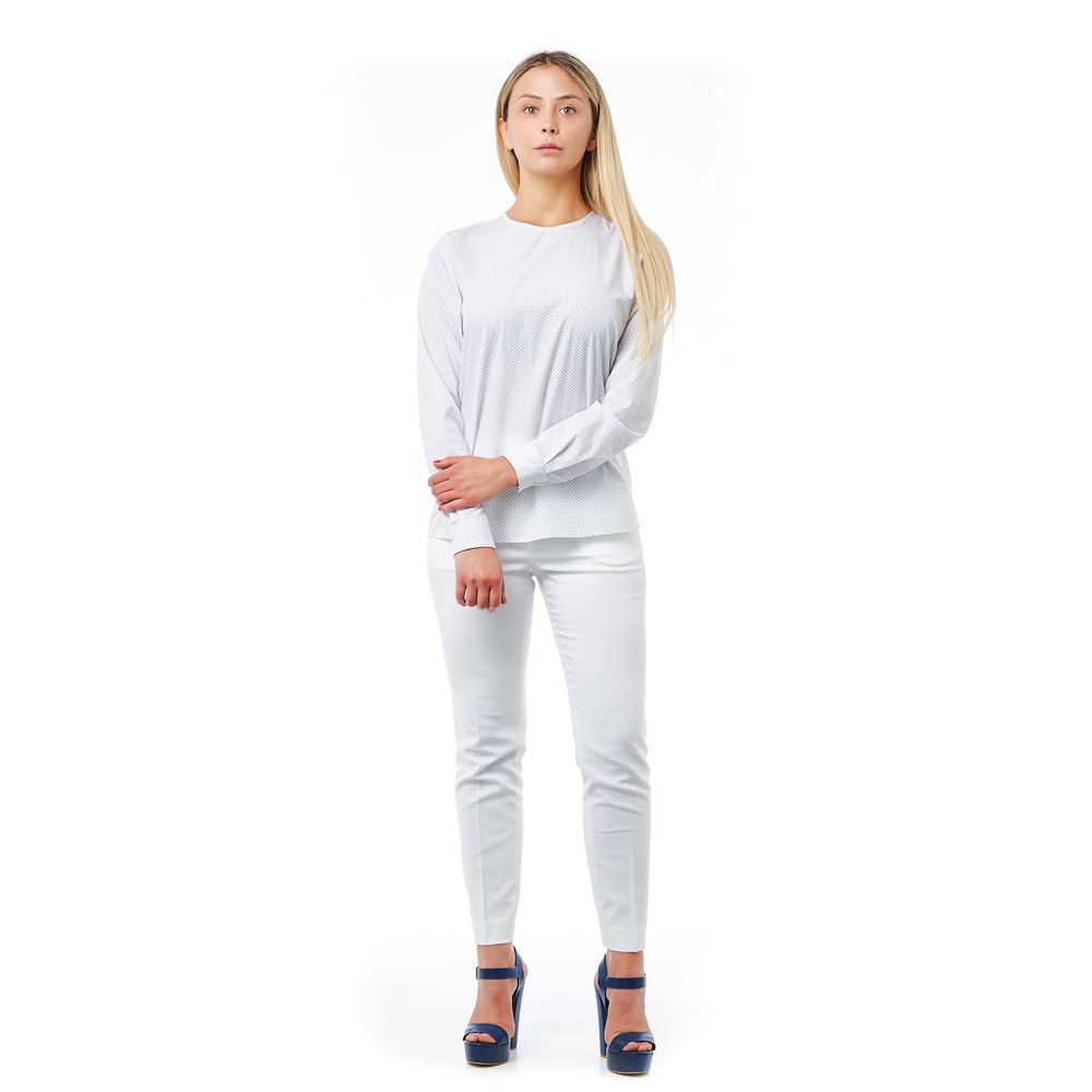 Bagutta White Cotton Women Women's Blouse