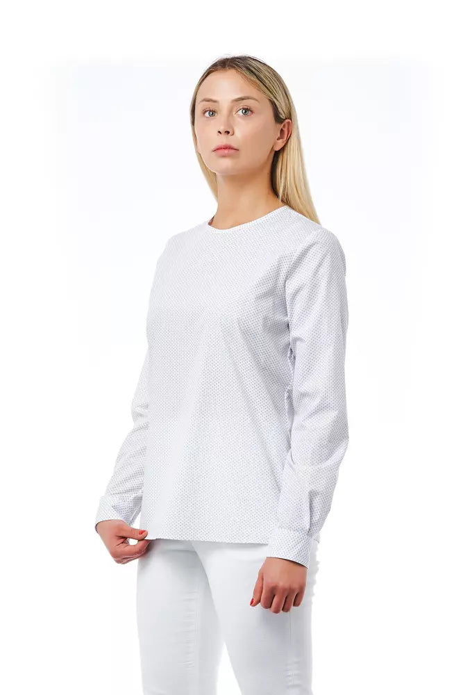 Bagutta White Cotton Women Women's Blouse