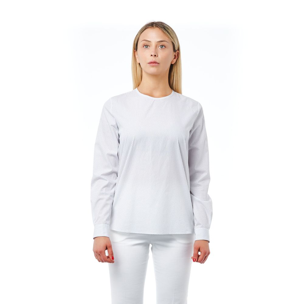 Bagutta White Cotton Women Women's Blouse