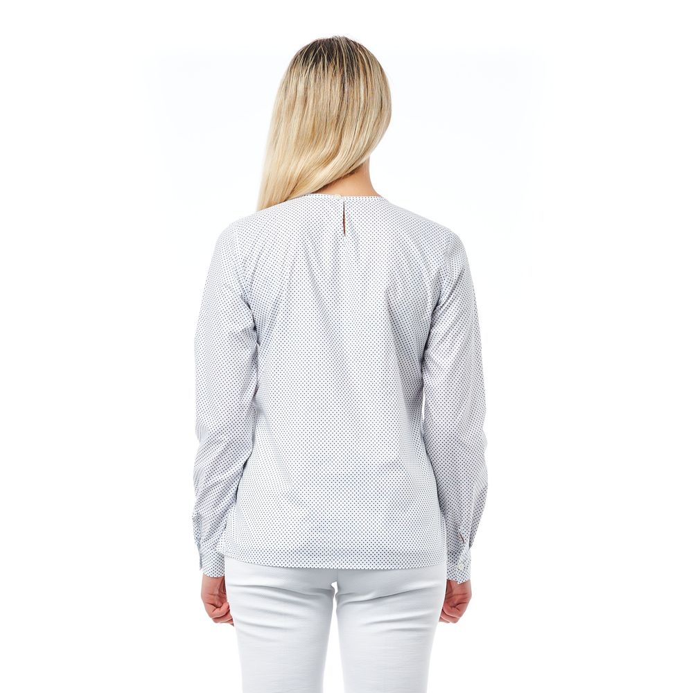 Bagutta White Cotton Women Women's Blouse
