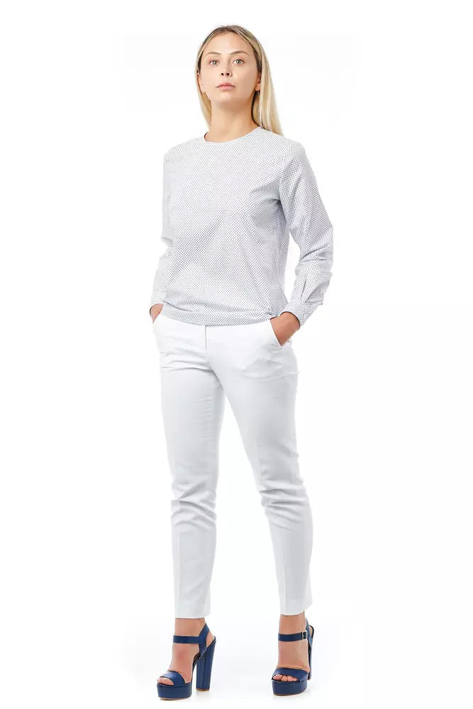 Bagutta White Cotton Women Women's Blouse