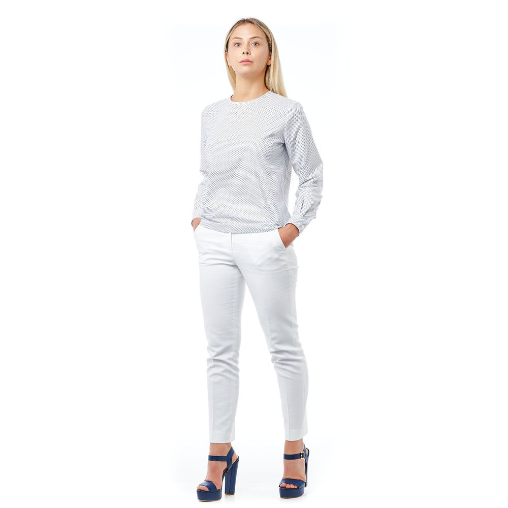 Bagutta White Cotton Women Women's Blouse