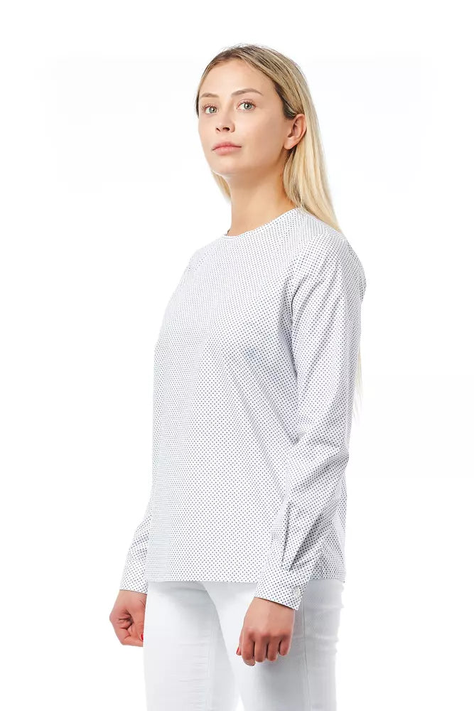 Bagutta White Cotton Women Women's Blouse