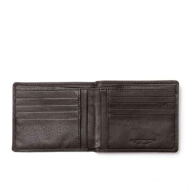 A.G. Spalding & Bros Elegant Dark Brown Horizontal Wallet with Men's RFID