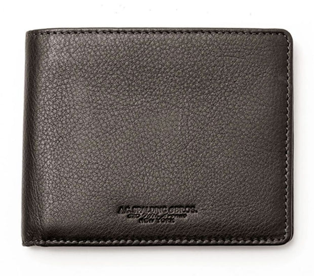 A.G. Spalding & Bros Elegant Dark Brown Horizontal Wallet with Men's RFID
