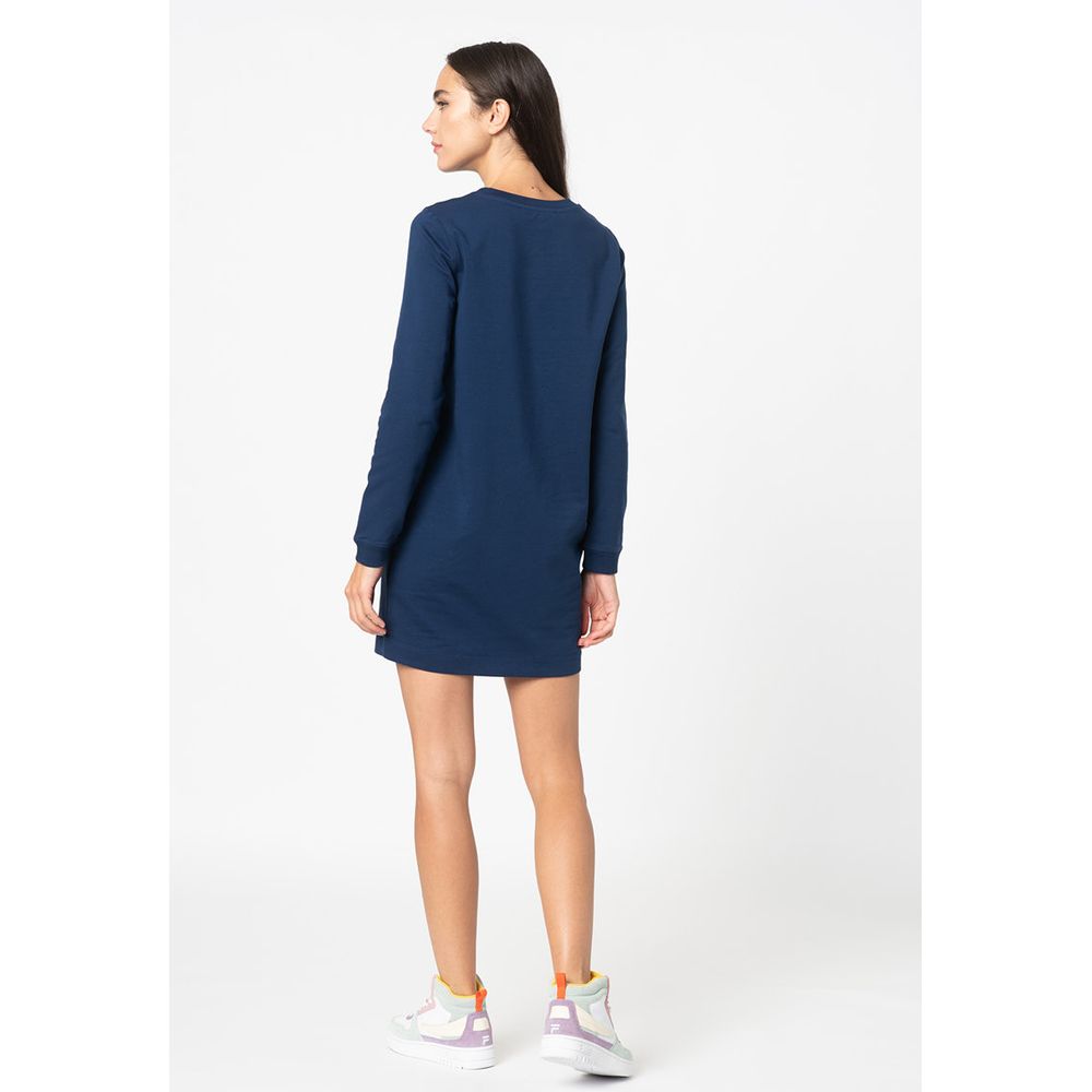 Love Moschino Blue Cotton Women Women's Dress