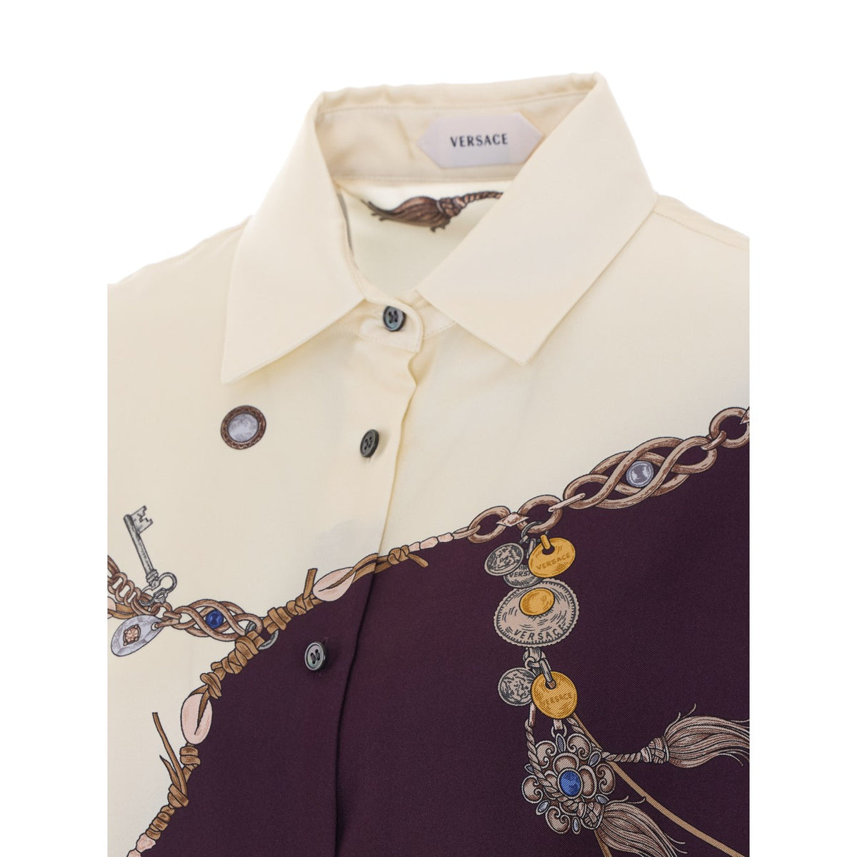 Versace Versace Women Stolen Jewels Print Shirt