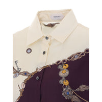 Versace Versace Women Stolen Jewels Print Shirt