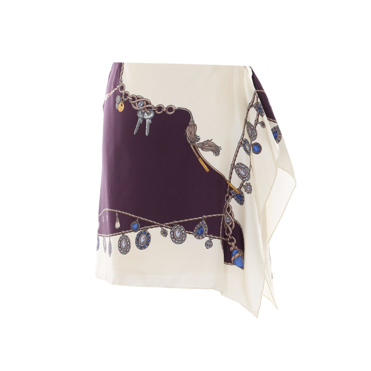 Versace Versace Women Stolen Jewels Print Skirt