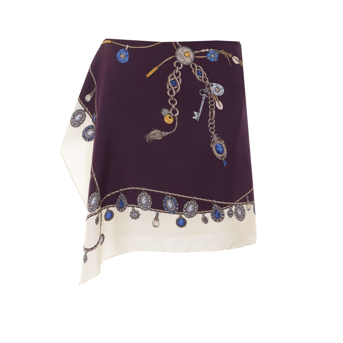 Versace Versace Women Stolen Jewels Print Skirt