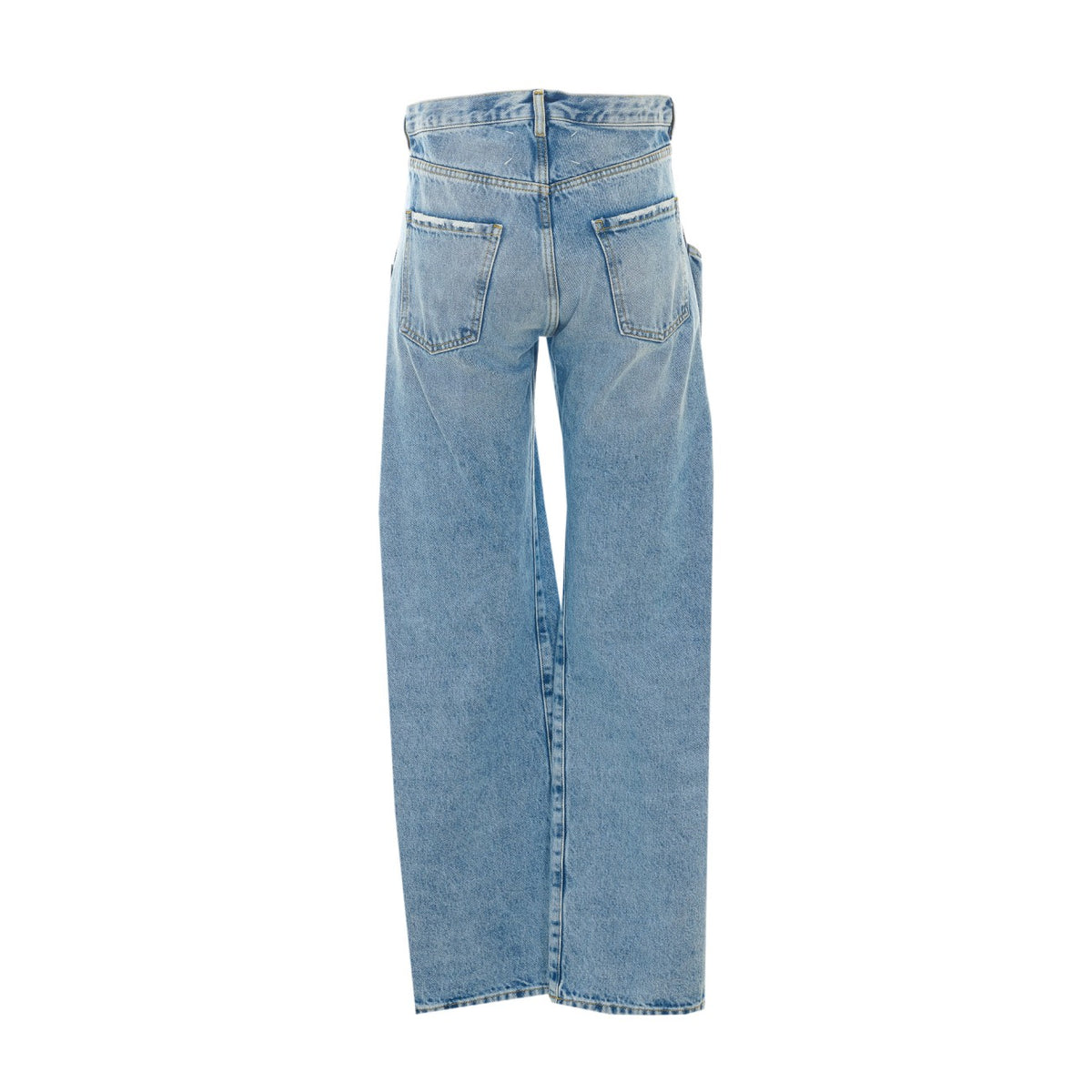 Maison Margiela Women Straight Jeans With Contrasted Pockets