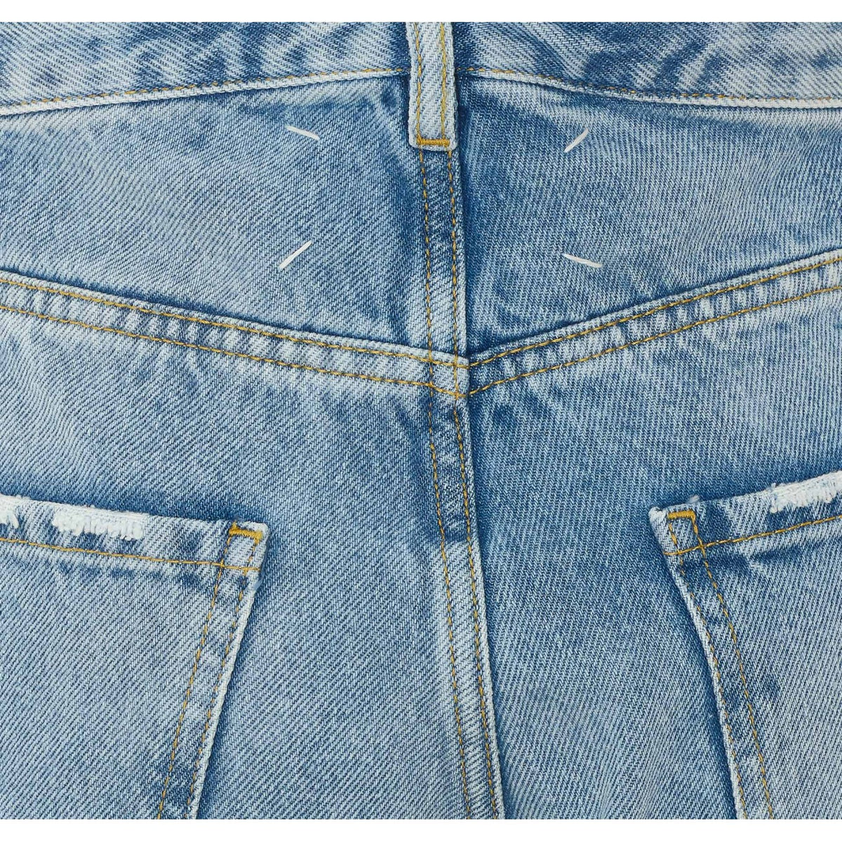 Maison Margiela Women Straight Jeans With Contrasted Pockets