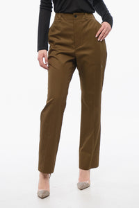 Saint Laurent Straight-Leg Trousers with Pleats