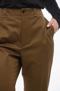 Saint Laurent Straight-Leg Trousers with Pleats
