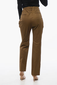 Saint Laurent Straight-Leg Trousers with Pleats