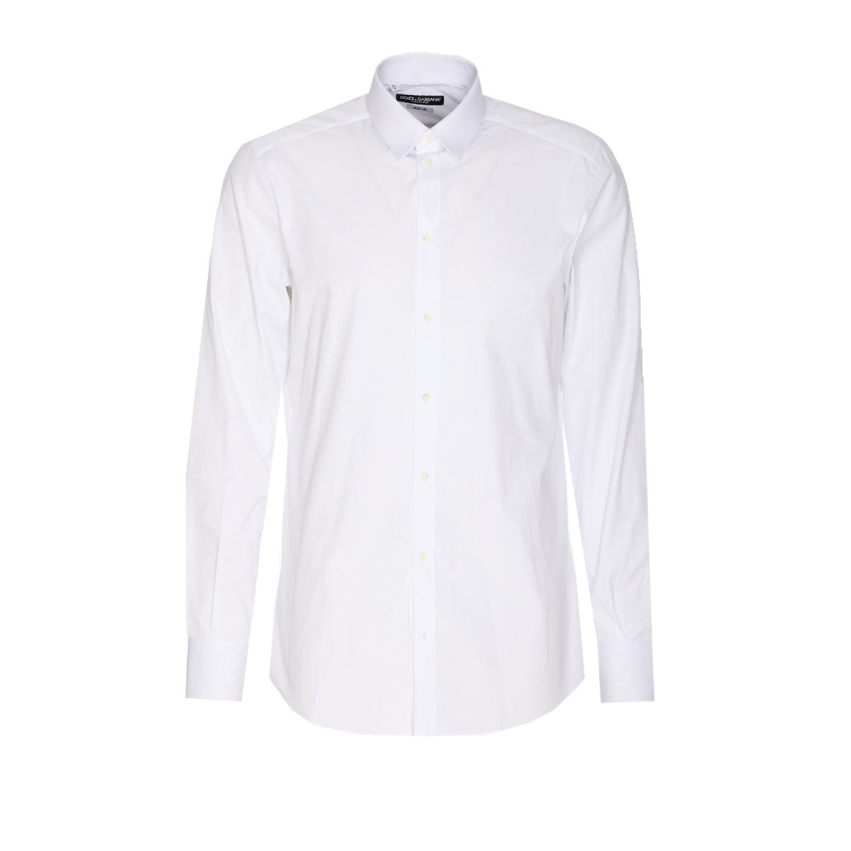 Dolce&Gabbana Dolce&Gabbana Men Stretch Cotton Gold-Fit Shirt