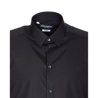 Dolce&Gabbana Men Stretch Cotton Gold-Fit Shirt