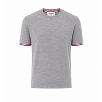 Thom Browne Women Stripe Logo T-Shirt