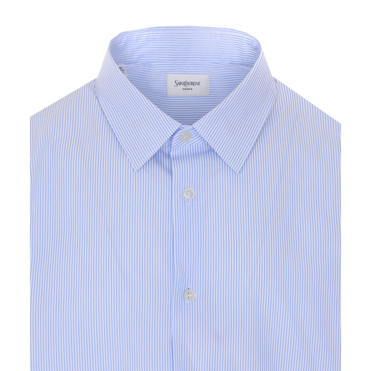 Saint Laurent Men Striped Cassandre Shirt